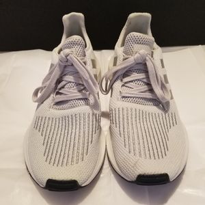 Adidas Light Grey/Silver Swift Running Shoes